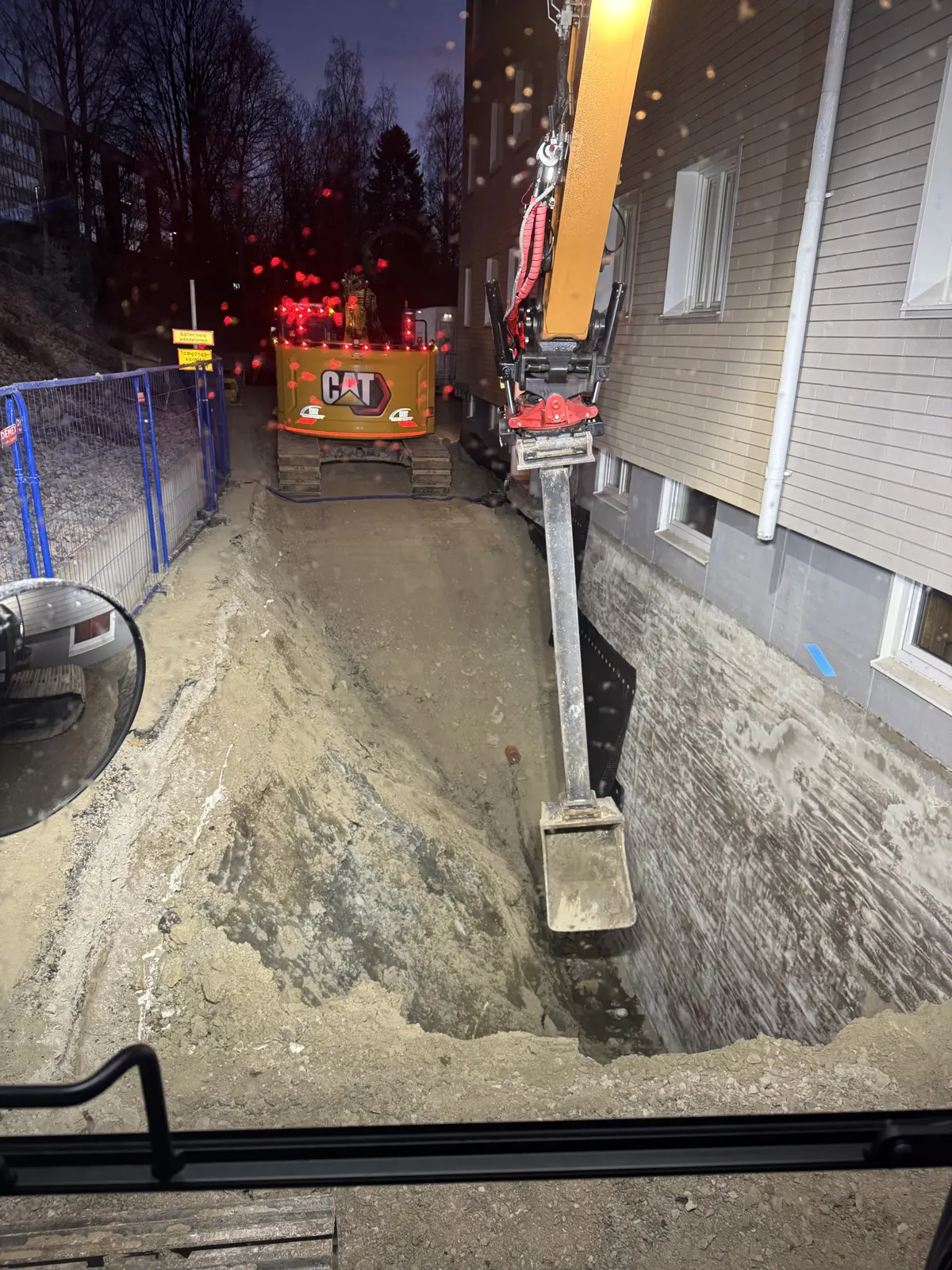 Husdränering - kvarteret Huggaren, Sundsvall